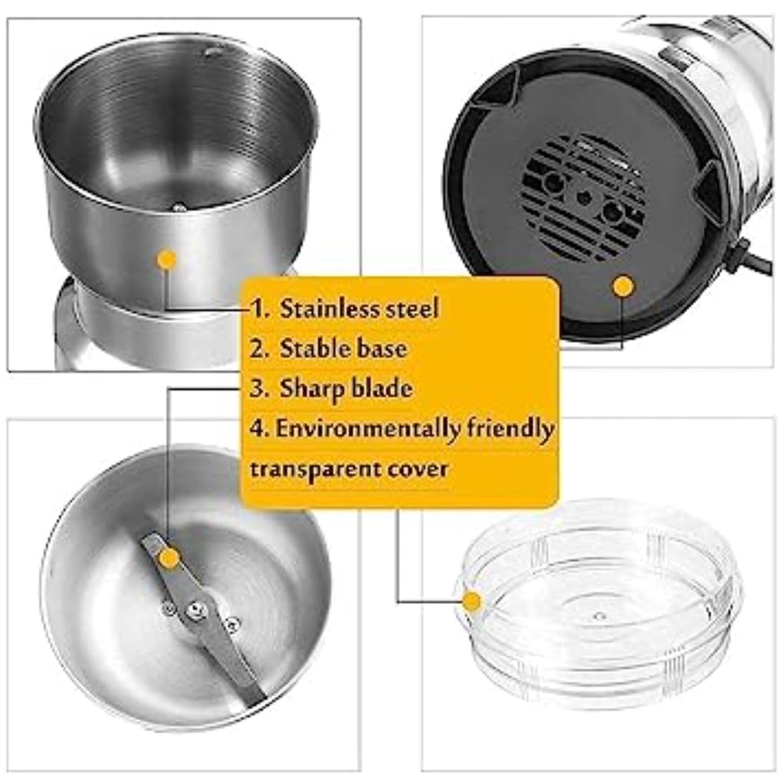 Household Electric Mixer Grinder Cereals Grain Ultra Fine Dry Food Machine